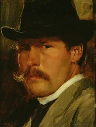 Önarckép kalapban, 1900
